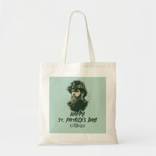 St. Patrick's Day Vintage-Kleeblatt personalisiere Tragetasche