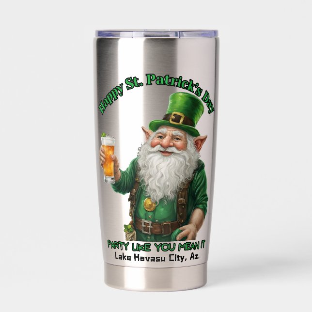 St Patrick's Day Water Flasche Thermobecher (Vorderseite)
