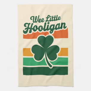 St Patricks Day Wee Little Hooligan Funny Geschirrtuch