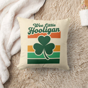 St Patricks Day Wee Little Hooligan Funny Kissen