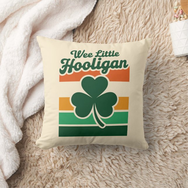 St Patricks Day Wee Little Hooligan Funny Kissen (Decke)
