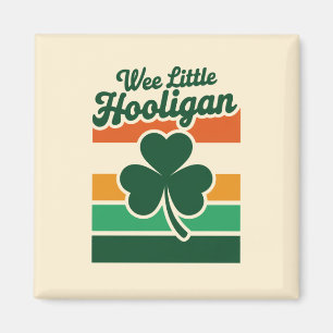 St Patricks Day Wee Little Hooligan Funny Magnet