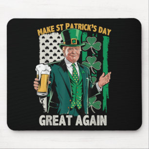 St Patricks Day wieder groß Trump St Mousepad