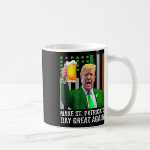 St. Patrick's Day wieder großartig Flag Funny mach Kaffeetasse