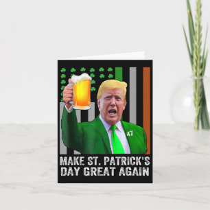 St. Patrick's Day wieder großartig Flag Funny mach Karte