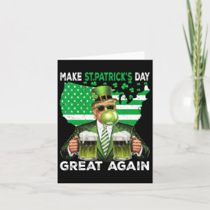 St. Patrick's Day wieder großartig Flag Funny mach Karte