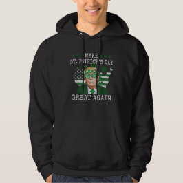 St. Patrick's Day wieder großartig Flag Hoodie