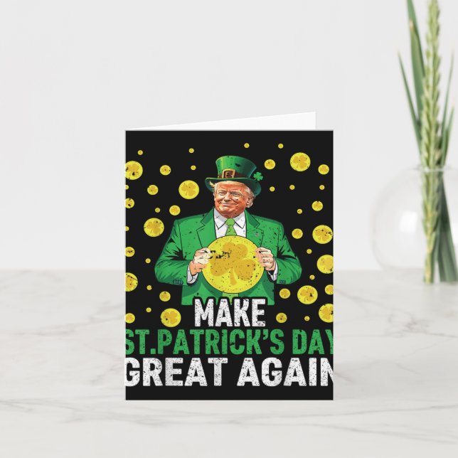 St Patricks Day wieder großartig Funny St Patricks Karte (Vorderseite)