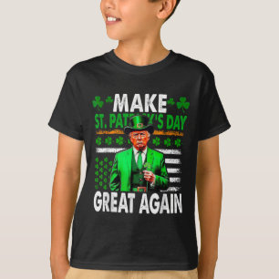 St Patricks Day wieder großartig Irish American Fl T-Shirt