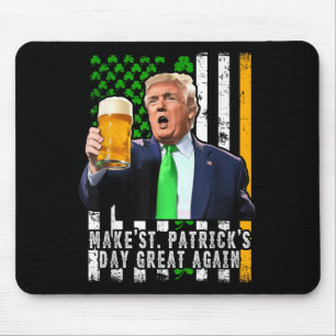 St Patricks Day wieder großartig Irish American Mousepad