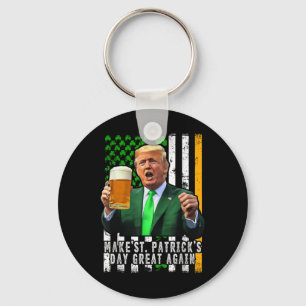 St Patricks Day wieder großartig Irish American Schlüsselanhänger