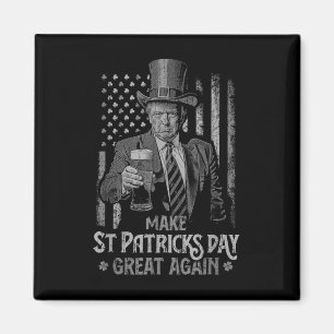 St. Patricks Day wieder großartig Trump Kleeblatt Magnet