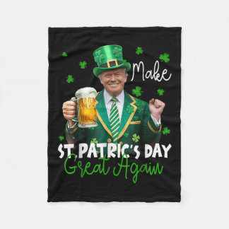 St Patricks Day wieder zum großen amerikanischen K Fleecedecke