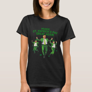 St. Patrick's Day wieder zum großen Glück Trump Bi T-Shirt