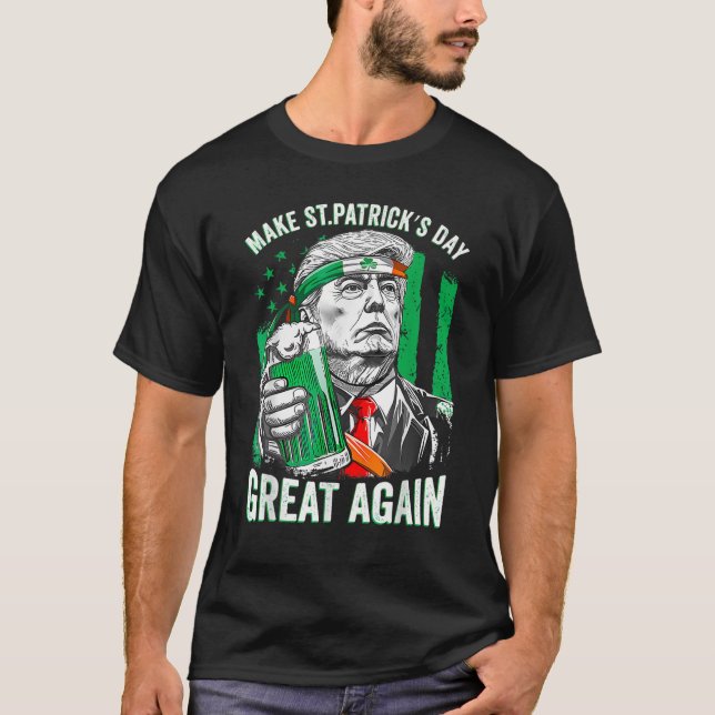 St. Patrick's Day wieder zum großen Kleeblatt für  T-Shirt (Vorderseite)