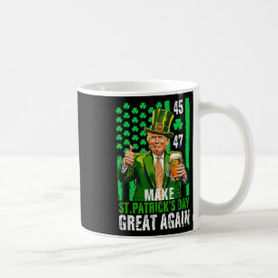 St Patricks Day wieder zum großen Kleeblatt für Tr Kaffeetasse