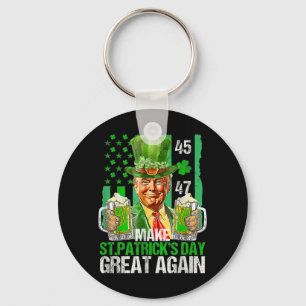St Patricks Day wieder zum großen Kleeblatt für Tr Schlüsselanhänger