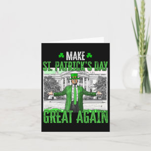 St. Patrick's Day wieder zum großen Trump-Kleeblat Karte