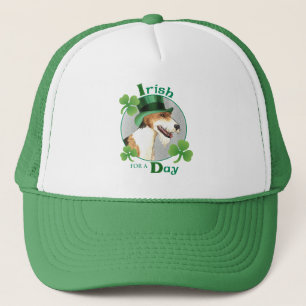 St. Patrick's Day Wire Fox Terrier Truckerkappe