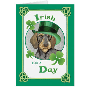 St. Patrick's Day Wirehaired Dachshund