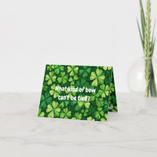 "St. Patrick's Day" Witz für Kinder Gruß Karte
