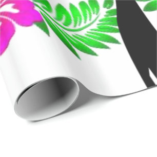 St. Patrick's Day Wrapping Paper Cat Floral Geschenkpapier