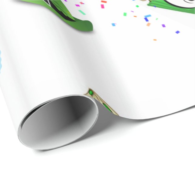 St. Patrick's Day Wrapping Paper Cupcake Rainbow Geschenkpapier (Rolleneckpunkt)