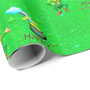 St. Patrick's Day Wrapping Paper Geschenkpapier
