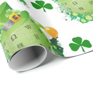 St. Patrick's Day Wrapping Paper Geschenkpapier