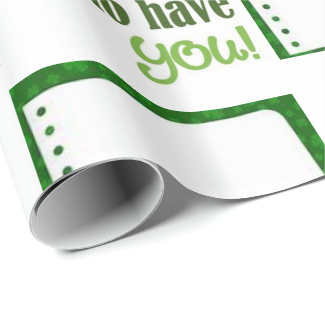 St. Patrick's Day Wrapping Paper Geschenkpapier (Rolleneckpunkt)