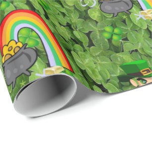 St. Patrick's Day Wrapping Paper Geschenkpapier