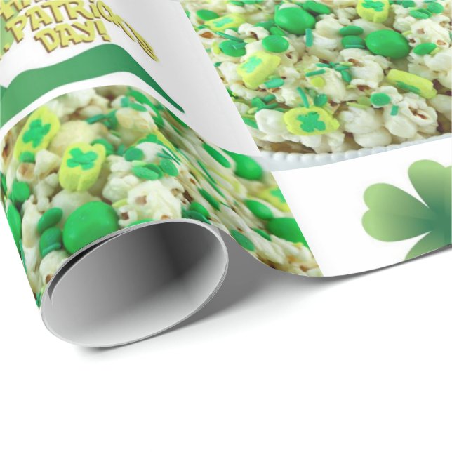 St. Patrick's Day Wrapping Paper Geschenkpapier (Rolleneckpunkt)