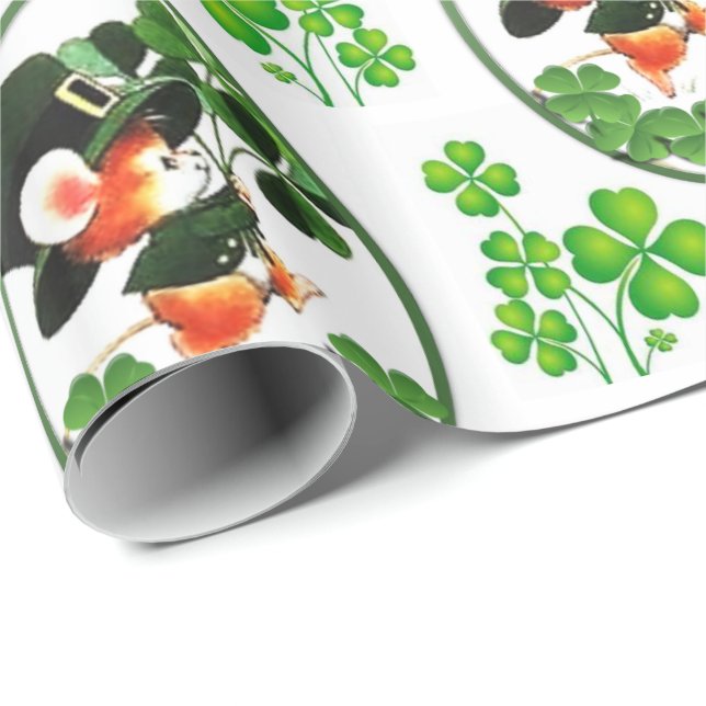 St. Patrick's Day Wrapping Paper Geschenkpapier (Rolleneckpunkt)