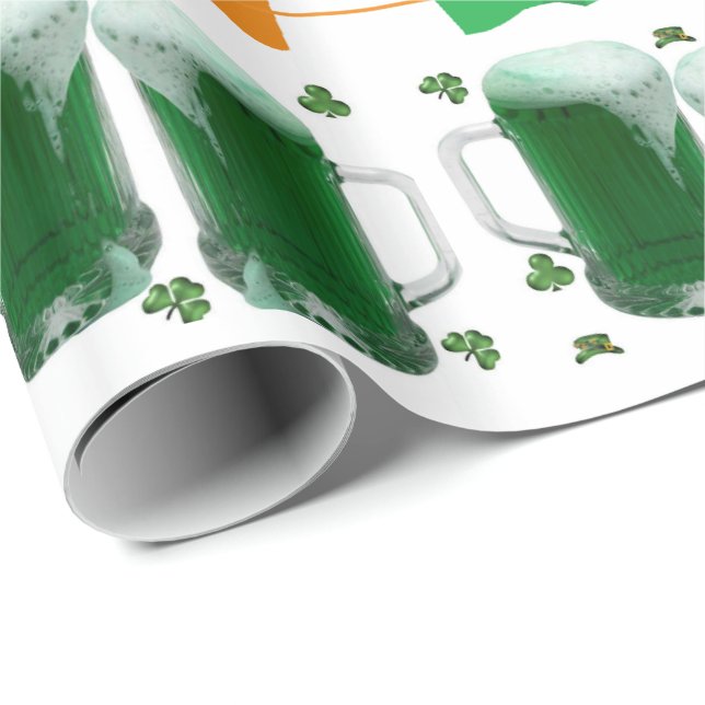St. Patrick's Day Wrapping Paper Geschenkpapier (Rolleneckpunkt)