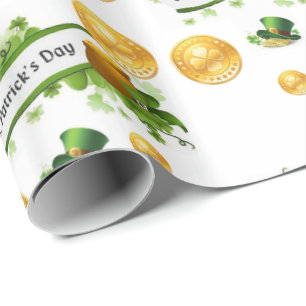 St. Patrick's Day Wrapping Paper Geschenkpapier