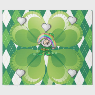 St. Patrick's Day Wrapping Paper Geschenkpapier