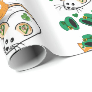 St. Patrick's Day Wrapping Paper Geschenkpapier