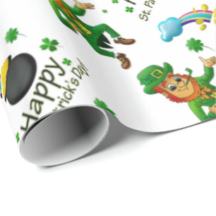 St. Patrick's Day Wrapping Paper Geschenkpapier