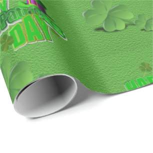 St. Patrick's Day Wrapping Paper Geschenkpapier