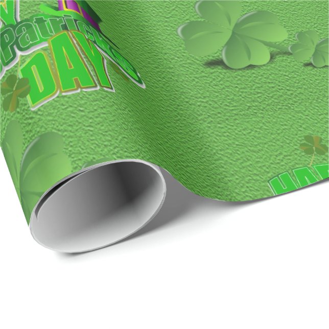 St. Patrick's Day Wrapping Paper Geschenkpapier (Rolleneckpunkt)