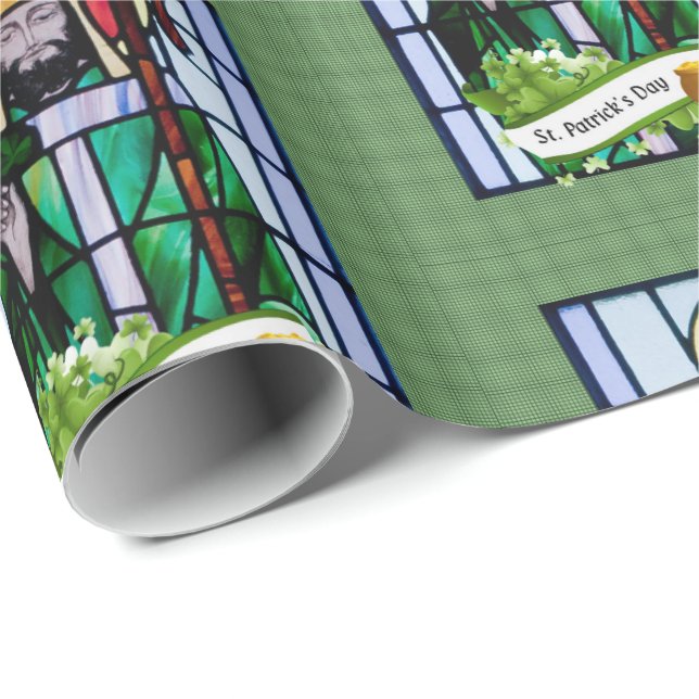 St. Patrick's Day Wrapping Paper Geschenkpapier (Rolleneckpunkt)