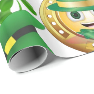 St. Patrick's Day Wrapping Paper Horseshoe Geschenkpapier