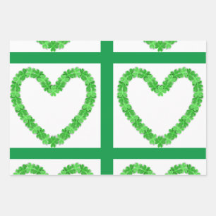 St. Patrick's Day Wrapping Paper Set von 3 Geschenkpapier Set