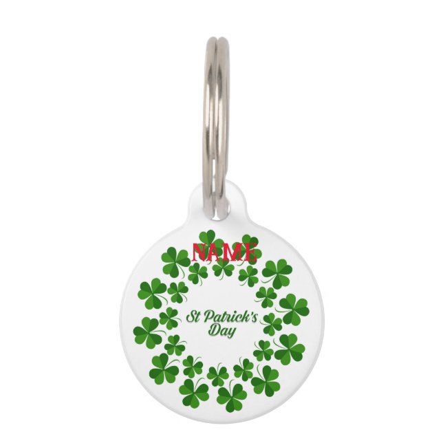 St Patrick's Day Wreath Thunder_Cove Haustiermarke (Vorderseite)