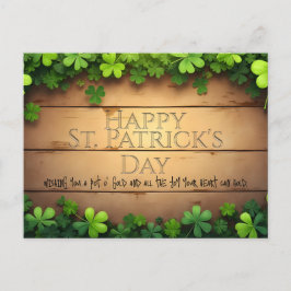 St. Patrick's Day wünscht 🍀 Feiertagspostkarte