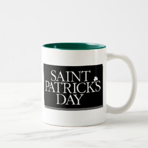 St. Patrick's Day Zweifarbige Tasse