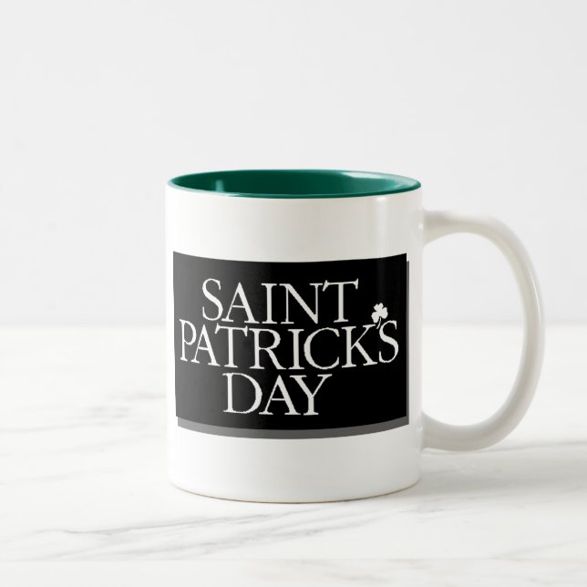 St. Patrick's Day Zweifarbige Tasse (Rechts)