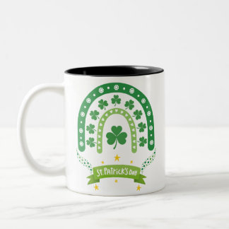 St.Patrick's Day Zweifarbige Tasse