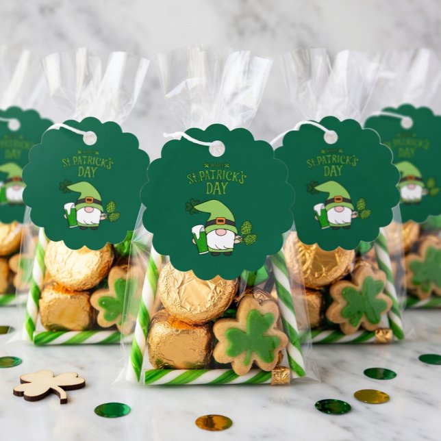 St. Patrick's Day-Zwergen-Grün-Geschenkanhänger Geschenkanhänger (Von Creator hochgeladen)