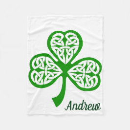St Patricks DayFleece Lap Blanket für Rollstuhl Fleecedecke